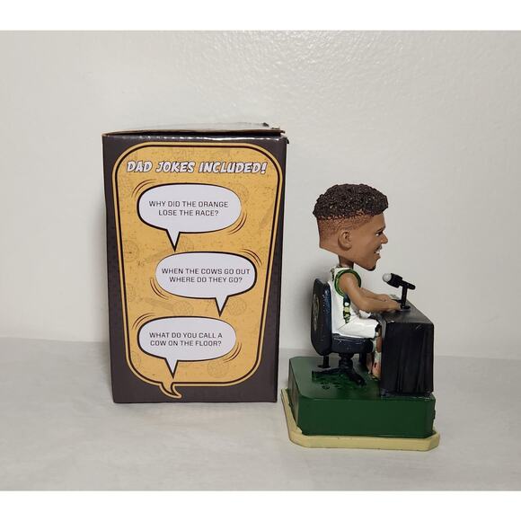 Giannis Antetokounmpo 5" Dad Joke Bobblehead 2022-2023 SGA VG Pre-owned - Picture 3 of 7